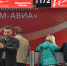 Клиенты "ВИМ-Авиа" у стойки авиакомпании в аэропорту "Домодедово". Фото: Владимир ВЕЛЕНГУРИН - Комсомольская Правда Самара
