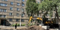 В Самаре ремонтируют двор в Можайском переулке - SamaraGIS.Ru