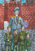 Итоги Областного конкурса рисунков «Наша семья - наша Победа, посвящённого Параду Памяти 7 ноября 1941 года.