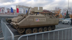 Трофейную бронетехнику НАТО выставили на площади Куйбышева в Самаре