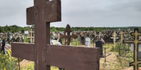 В Самаре территория у Зубчаниновского кладбища ушла под воду из-за прорыва канализации - ГТРК Самара