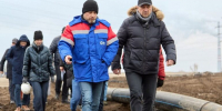 Иван Носков проверил, как идет строительство нового Безымянского коллектора - SamaraGIS.Ru