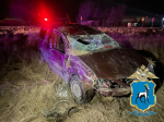 Три человека пострадали в опрокинувшейся Lada Largus под Самарой