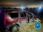 Три человека пострадали в опрокинувшейся Lada Largus под Самарой