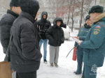 В преддверии новогодних праздников сотрудники МЧС России напомнили жителям Тольятти правила пожарной безопасности