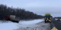 В Самарской области 21 декабря грузовик MAN улетел в кювет - Губерния ТВ