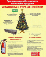 Противопожарная безопасность при проведении новогодних праздников
