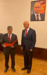 Поздравляем с заслуженной наградой Ростислава Ерастовича Хугаева!
