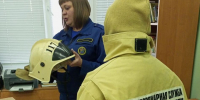 В преддверии Дня спасателя в Богатовском районе прошел профориентационный урок - Центр по делам гражданской обороны, пожарной безопасности и чрезвычайным ситуациям