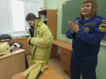 В преддверии Дня спасателя в Богатовском районе прошел профориентационный урок