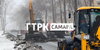 Перекрыли движение по ул. Советской Армии в Самаре 4 января - ГТРК Самара