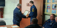 В пожарно-спасательном отряде № 15 Богатовского района состоялось собрание по подведению итогов деятельности за прошедший год - Центр по делам гражданской обороны, пожарной безопасности и чрезвычайным ситуациям