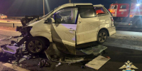 Toyota разбилась о большегруз на трассе «Обход Тольятти» в 5:30 30 января - ProGorodSamara.Ru