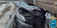 В Самарской области водитель Kia Rio врезался в «КАМАЗ» и погиб, 30 января - РегионСамара.Ru
