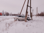 В минувшее воскресенье в Алексеевском районе произошел съезд в кювет легкового автомобиля