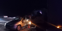 В Самарской области 25 февраля на трассе столкнулись "Калина" и грузовик Isuzu, пострадал мужчина - Губерния ТВ