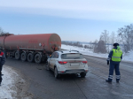 Сегодня в Исаклинском районе произошло столкновение двух автомобилей