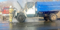  в Богатовском районе загорелась кабина грузового автомобиля ГАЗ-53 - НИА Самара