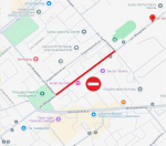 С 23:00 28 марта до 23:00 30 марта будет перекрыто движение по улице Мичурина в обе стороны от ул. Осипенко до ул. Челюскинцев