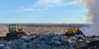 На полигоне «Преображенка» не удалось остановить тление после пожара - ГТРК Самара