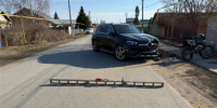 В Хрящевке водитель Mercedes сбил мотоциклиста - Волга Ньюс