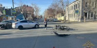 Женщина на иномарке сбила мотоциклиста в Самаре - Волга Ньюс