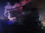 В Сызранском районе произошло возгорание грузового автомобиля во время движения