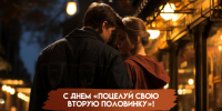 28 апреля -  День «Поцелуй свою вторую половинку»: поздравления и открытки в эту забавную, но значимую дату - ГТРК Самара