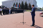 В честь 80-летия Великой Победы в Самаре прошли соревнования среди пожарных и спасателей МЧС «Лестница Победы»