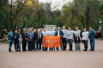 На набережной областной столицы энергетики "Т Плюс" высадили розы в честь юбилея Самарской ГРЭС