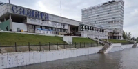 В Самаре причальная стена речного вокзала ушла под воду - ГТРК Самара