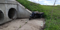 В Самарской области водитель "Муравья" не смог удержать его от съезда в кювет - Волга Ньюс
