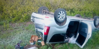 В Самарской области съехал в кювет водитель Lada Largus - Волга Ньюс