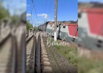 В Самарской области локомотив сошел с рельсов 12 мая