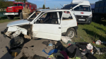 ДТП в Безенчуке: два автомобиля получили сильные повреждения