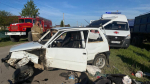ДТП в Безенчуке: два автомобиля получили сильные повреждения