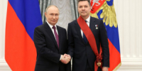 22 мая в Екатерининском зале Кремля состоялась церемония вручения Президентом государственных наград Российской Федерации. - НИА Самара