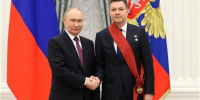 Вячеслав Федорищев поздравил Олега Кононенко с награждением орденом "За заслуги перед Отечеством" І степени - Газета Время