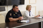 В Самаре начальник Управления по борьбе с противоправным использованием информационно-коммуникационных технологий, в рамках Всероссийской информационной компании "В безопасности", побеседовал с медицинскими работниками на тему кибербезопасности