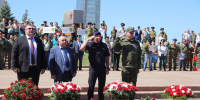 В День пограничника в Самаре возложили цветы к Вечному огню - Росгвардия