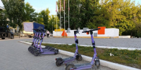 В Самаре у "Апельсина" самокат врезался в "Гранту" и загорелся - Губерния ТВ