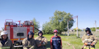 Пожарно-тактическое учение прошло в Хворостянском районе - Центр по делам гражданской обороны, пожарной безопасности и чрезвычайным ситуациям