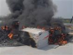 Под Самарой произошел пожар в индустриальном парке "Преображенка"