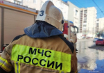 В Ленинском районе Самары в движении загорелась легковушка