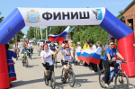 «Мы вместе - Россия!» - под таким названием прошел велопробег в Большечерниговском районе