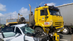 Два пострадавших в ДТП с большегрузом под Самарой