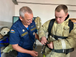 В Кинельском районе прошли тренировки газодымозащитников