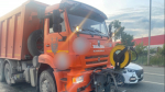 В Самаре водитель КамАЗа спровоцировал ДТП с несколькими авто
