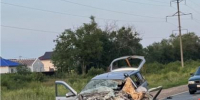 Под Самарой погиб водитель Lada Kalina, врезавшийся в грузовик - Волга Ньюс