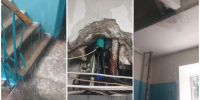 В Самаре в девятиэтажке на ул. XXII Партсъезда дождь пошел внутри подъезда - Комсомольская Правда Самара